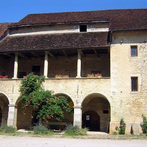 Château de Quintigny, de la cours